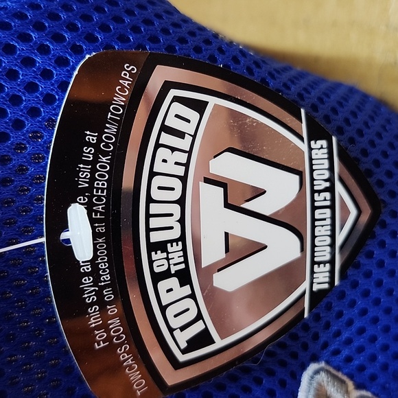 Blue UK Logo Cap University Of Kansas WILDCATS - Picture 7 of 8